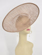 Sinamay Saucer Hat Base: DIY Millinery Supply, 16.14" Round Brim