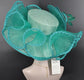 Church Kentucky Derby Hat Carriage Tea Party Wedding Wide Brim Woman&