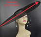 Wide Brim White Sinamay Fascinator Hat: DerbyMillinery Supply (23.03 Diameter)