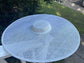 Wide Brim White Sinamay Fascinator Hat: Kentucky Derby Millinery Supply (23.03 Diameter)