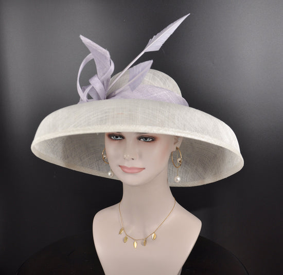 Audrey Hepburn Style Sinamay Dome Hat: DerbyTea Party