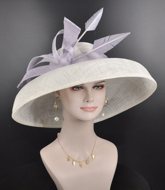 Audrey Hepburn Style Sinamay Dome Hat: Kentucky Derby Tea Party