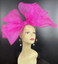 Fuchsia Kentucky Derby Fascinator Hat Kentucky Derby Hat, Ascot Hat for Wedding & Tea Party, Garden Party Hat, Mother of the Bride, Church