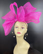 Fuchsia Kentucky Derby Fascinator Hat Kentucky Derby Hat, Ascot Hat for Wedding & Tea Party, Garden Party Hat, Mother of the Bride, Church