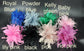 White Royal Blue Feather Flower  Wide Brim Sinamay hat, Kentucky derby Hat, Wedding Guest Hat, Tea Party Hat, Ascot Royal Style Hat,Oaks Day
