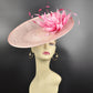 Blush Pink Fascinator Hat: Kentucky Derby, Tea Party, Ascot Races