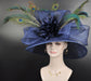 Church Kentucky Derby Hat Carriage Tea Party Wedding Wide Brim Women&