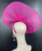 Fuchsia Fascinator Hat: Royal Ascot, Kentucky Derby, Wedding Party