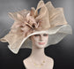 Wide Brim Sinamay Derby Hat: Church Wedding Tea Party Hat