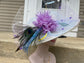 Church Kentucky Derby Hat Carriage Tea Party Wedding Wide Brim Sinamay Hat White + Lavender More Colors Options Oaks day Royal Ascot Hat
