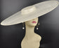Wide Brim Sinamay Fascinator Hat: DIY Millinery Supply (23.03 Diameter)