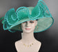 Church Kentucky Derby Hat Carriage Tea Party Wedding Wide Brim Woman&