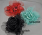 Wide Brim Sinamay Derby Hat, Fuchsia Pink, Peacock Feathers