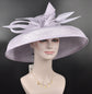 Lilac Sinamay Dome Hat: Audrey Hepburn Style Kentucky Derby Tea Party