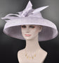 Lilac Sinamay Dome Hat: Audrey Hepburn Style Kentucky Derby Tea Party