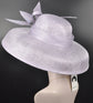 Lilac Sinamay Dome Hat: Audrey Hepburn Style Kentucky Derby Tea Party