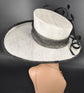 Sinamay Kentucky Derby Hat: Wide Brim Royal Ascot Tea Party Hat