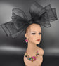 Oversize Sinamay Fascinator Hat: Kentucky Derby Tea Party Headband