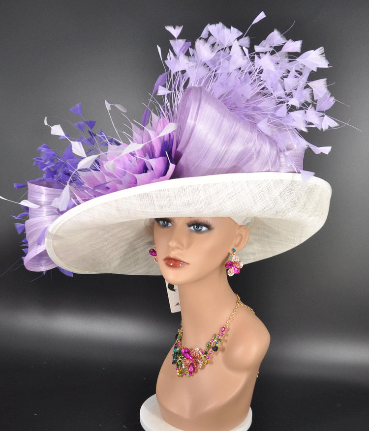 purple dress hats Purple Formal Hat. Kentucky Derby Hat. Toyal Ascot Hat. Weeding Hat. Couture Hat. Designer Hat. Fashion