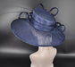 Navy Blue More color option Wide Brim Sinamay Hat Church Kentucky Derby Hat Carriage Tea Party Wedding Mother of Bride Hat Easter Hat