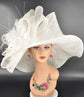 Wide Brim Sinamay Derby Hat: Kentucky Oaks, Royal Ascot