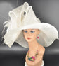 Wide Brim Sinamay Derby Hat: Kentucky Oaks, Royal Ascot