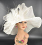Wide Brim Sinamay Derby Hat: Kentucky Oaks, Royal Ascot