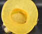 Lemon Yellow White Wide Brim Kentucky Derby Hat, Ascot Hat for Wedding & Tea Party, Garden Party Hat, Mother of the Bride, Church