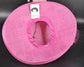 Hot Pink Kentucky Derby Hat, Wide Brim Sinamay Hat  for Women, Royal Ascot Hat, Tea Party Hat, Wedding Guest Hat, Spring Racing Hat