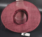 Burgundy Wine Maroon Wide Brim Kentucky Derby Hat, Ascot Hat for Wedding & Tea Party, Garden Party Hat, Mother of the Bride, Church