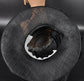 Wide Brim Sinamay  Hat for Kentucky Derby, Ascot Racing Hat, Elegant Wedding Guest Hat, Mother of the Bride Hat  Black
