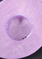 Lilac/light purple Three Layer Wide Brim Sinamay Hat Kentucky Derby Hat  Wedding Church Tea Party Garden Party Ascort Royal Party Hat