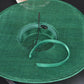 Emerald Green Wide Brim Sinamay Fascinator Hat  Ascot Royal Hat for Wedding Race Day Kentucky Derby Party Mother of the Bride