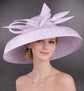 Wide Brim Kentucky Derby Hat, Ascot Hat for Wedding & Tea Party, Garden Party Hat, Mother of the Bride, Church Lilac