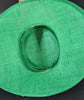Kelly  Green Wide Brim Kentucky Derby Hat, Ascot Hat for Wedding & Tea Party, Garden Party Hat, Mother of the Bride, Church