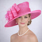 Hot Pink Sinamay Derby Hat, Royal Ascot Race Day