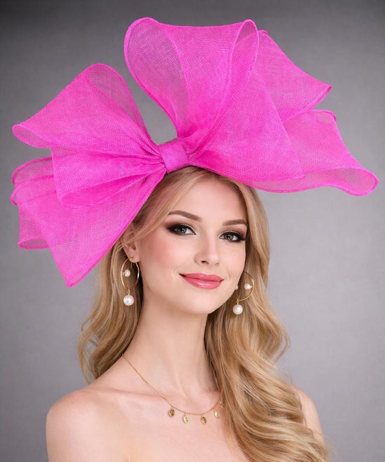 Fuchsia Kentucky Derby Fascinator Hat Kentucky Derby Hat, Ascot Hat for Wedding & Tea Party, Garden Party Hat, Mother of the Bride, Church