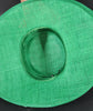 Kelly  Green Wide Brim Kentucky Derby Hat, Ascot Hat for Wedding & Tea Party, Garden Party Hat, Mother of the Bride, Church