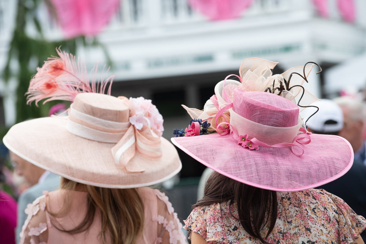 Kentucky Derby Hats & Fascinators – Miss Race Wide Brim Tea Party Hat ...